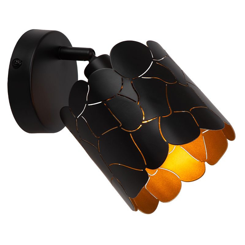 Faretto da parete moderno nero, Almelo Faretto da parete moderno nero, Almelo