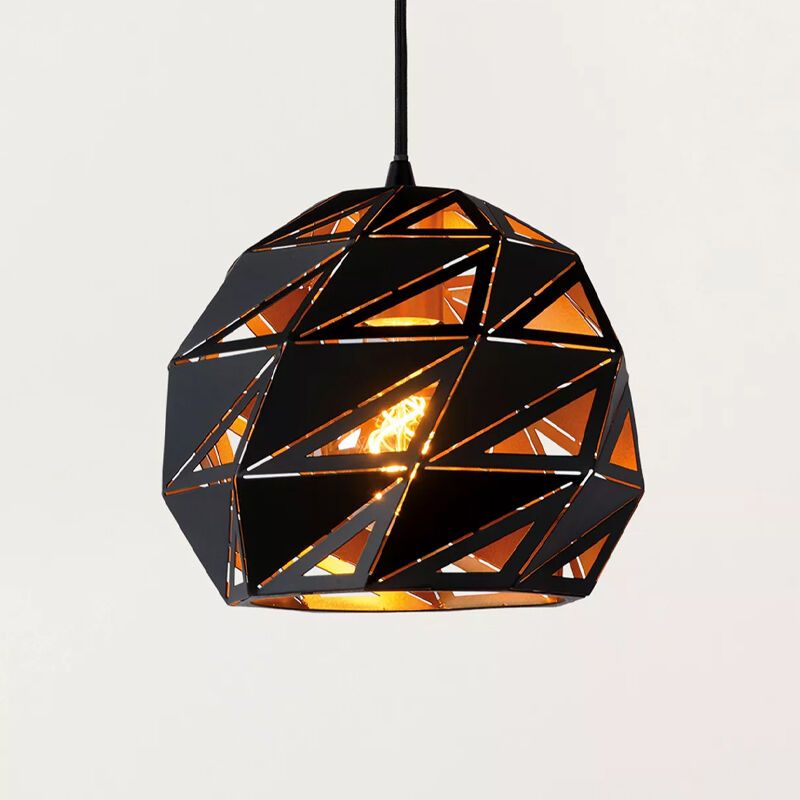 Lampada a sospensione moderna nera, Malunga