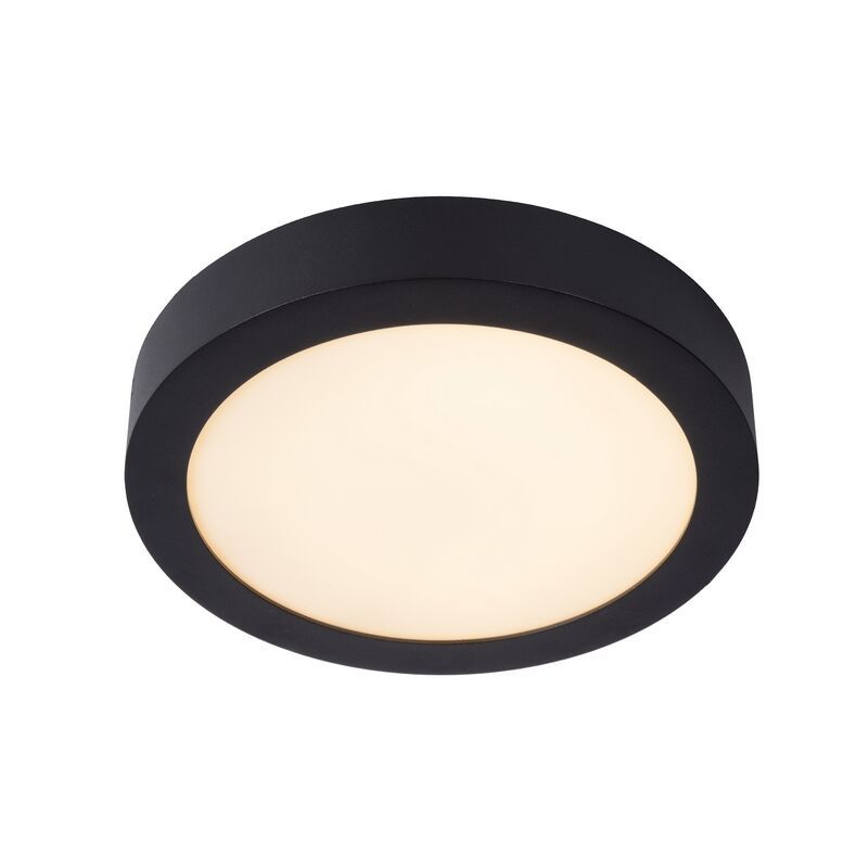Plafoniera moderna nera, Brice, 15W, 3000K LED, IP44 Plafoniera moderna nera, Brice, 15W, 3000K LED, IP44