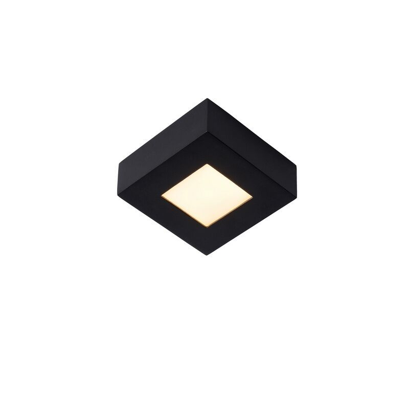 Plafoniera moderna nera, Brice, 8W, 3000K LED, IP44 Plafoniera moderna nera, Brice, 8W, 3000K LED, IP44