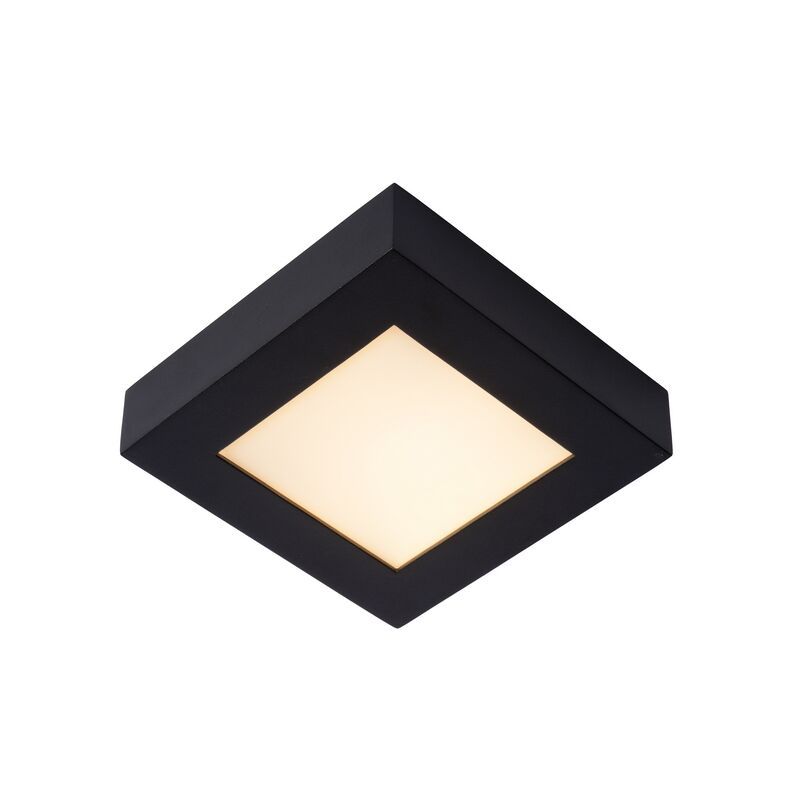 Plafoniera moderna nera, Brice, 15W, 3000K LED, IP44