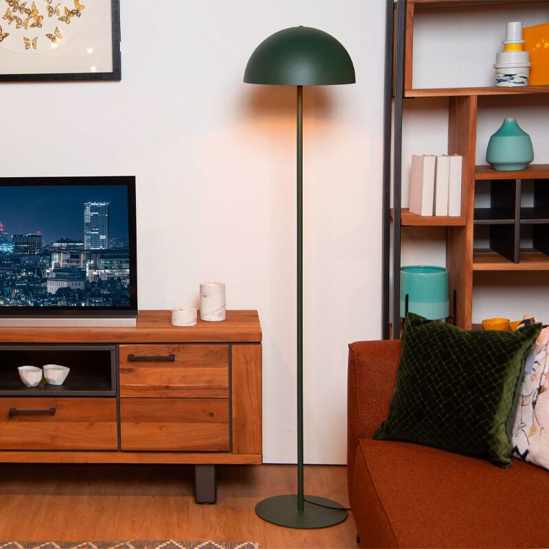 Lampada da terra moderna verde, Siemon, con interruttore Lampada da terra moderna verde, Siemon, con interruttore