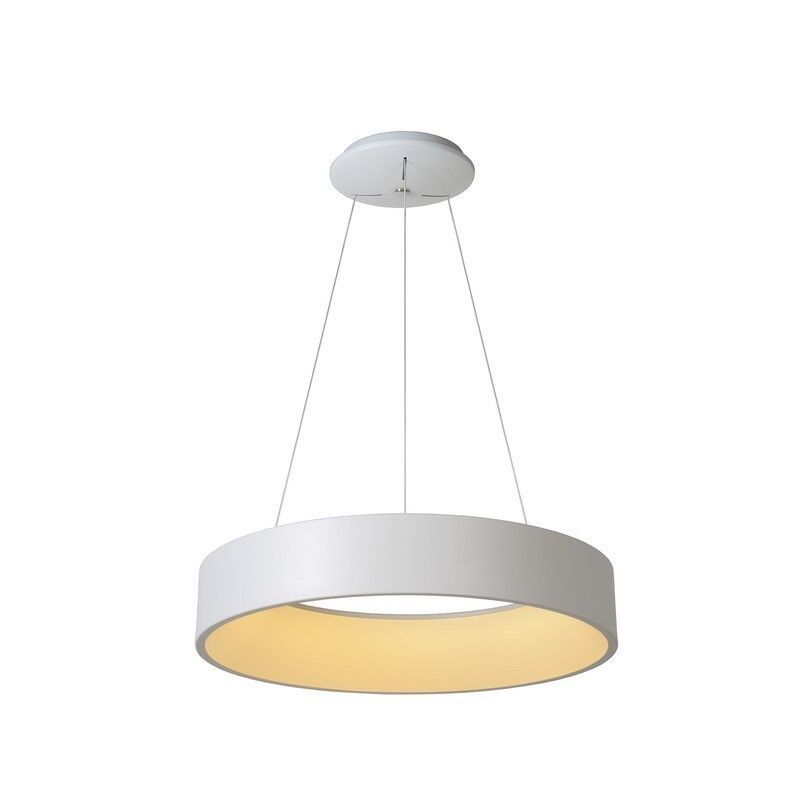 Lampada a sospensione moderna bianca, Talowe, 39W, 3000K LED