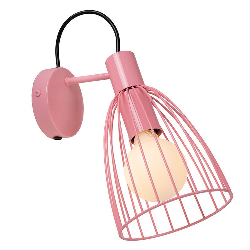 Applique da parete per bambini beige in tessuto, Macarons