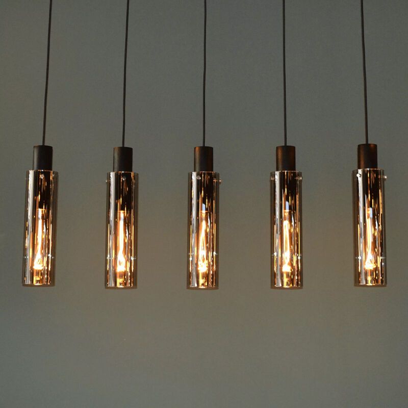 Lampada a sospensione moderna grigia, Orlando