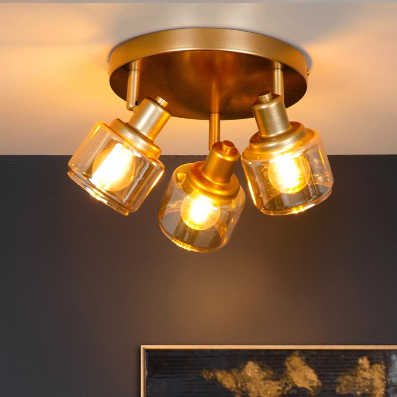 Faretto da soffitto classico dorato, Bjorn