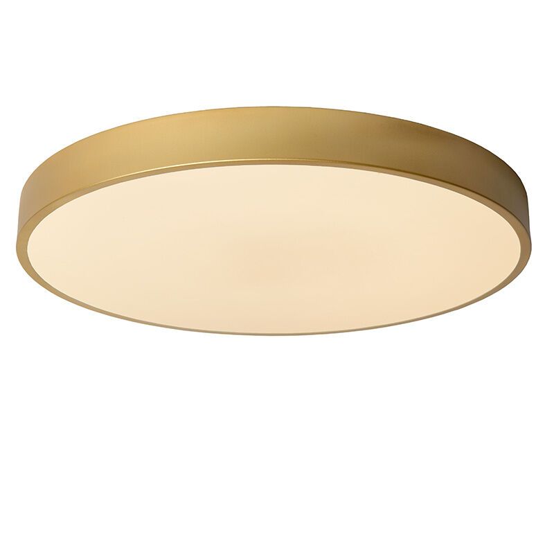 Plafoniera moderna dorata, Unar, 36W, 2700K LED, dimmer in 3 fasi