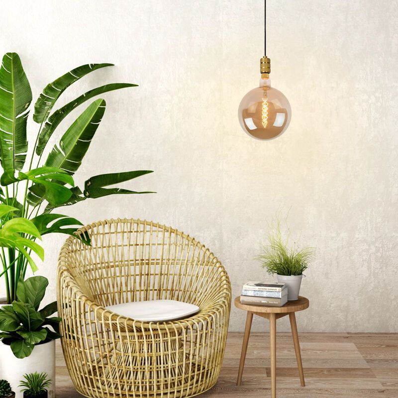 Lampade a sospensione per tavolo da pranzo classica dorata, Jova Lampade a sospensione per tavolo da pranzo classica dorata, Jova