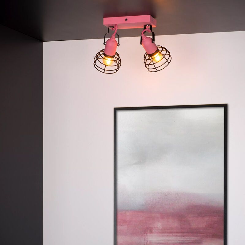 Faretto da soffitto per bambini moderno rosa, Paulien