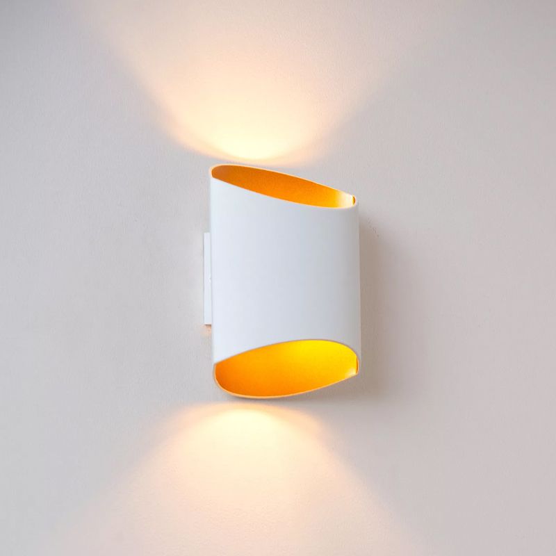 Lampada da parete up down moderna bianca, Diletta