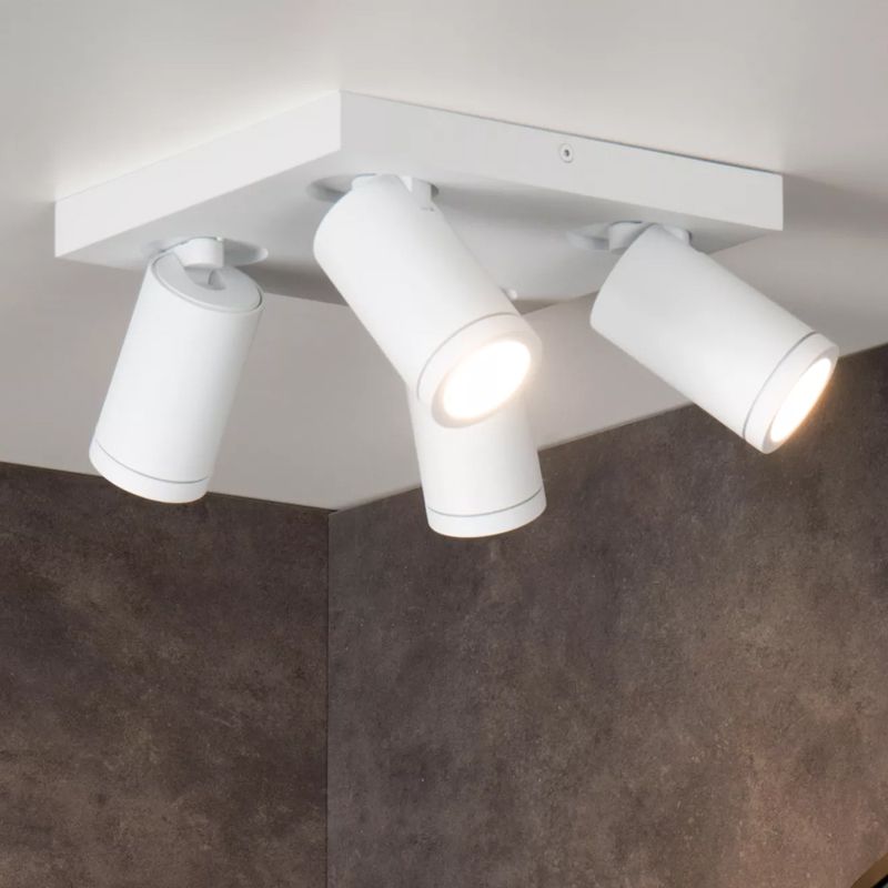Faretto da soffitto moderno bianco, Taylor, IP44