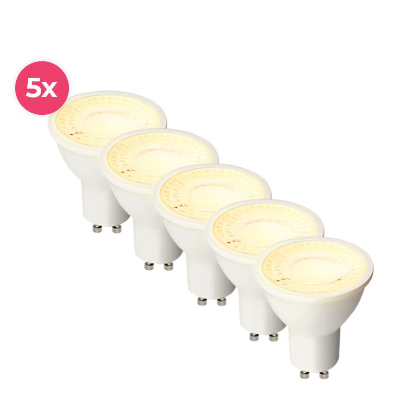 Lampada a LED GU10 bianca dimmerabile Antonie, 5w, bianco caldo Lampada a LED GU10 bianca dimmerabile Antonie, 5w, bianco caldo