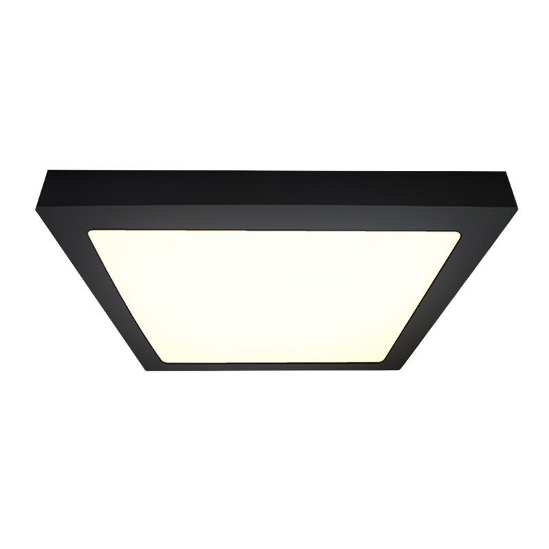 Plafoniera in alluminio nera, Rolo, 18W, 4000K LED