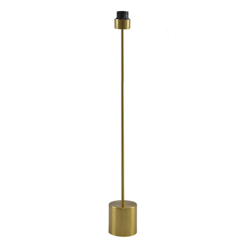 Lampada da terra senza paralume in ottone in alluminio, Rika, con interruttore