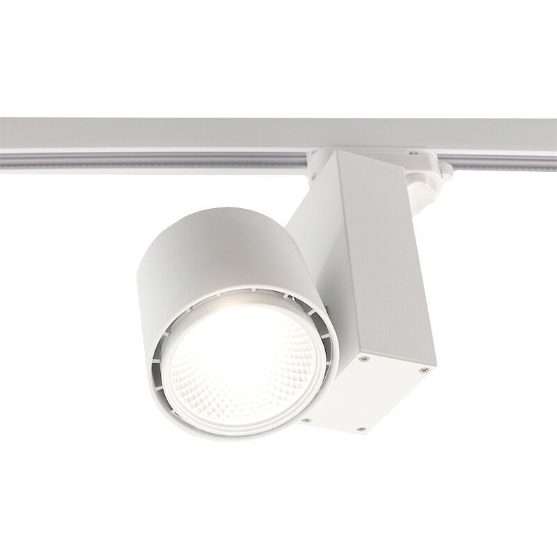 Bianco Bisolux Master B faretto a binario, driver Philips, 4000k, 20w, 36 gradi Bianco Bisolux Master B faretto a binario, driver Philips, 4000k, 20w, 36 gradi