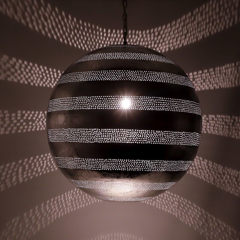 Lampada a sospensione orientale argenta, Nimra