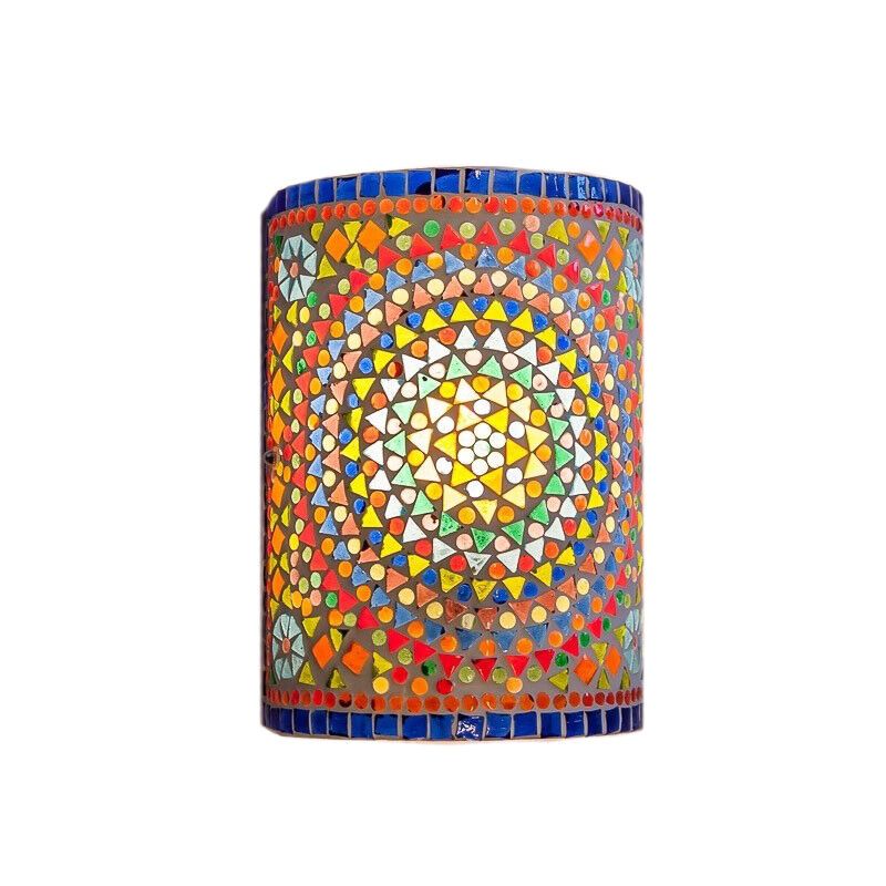 Applique da parete orientale multicolore in mosaico, Mahdia