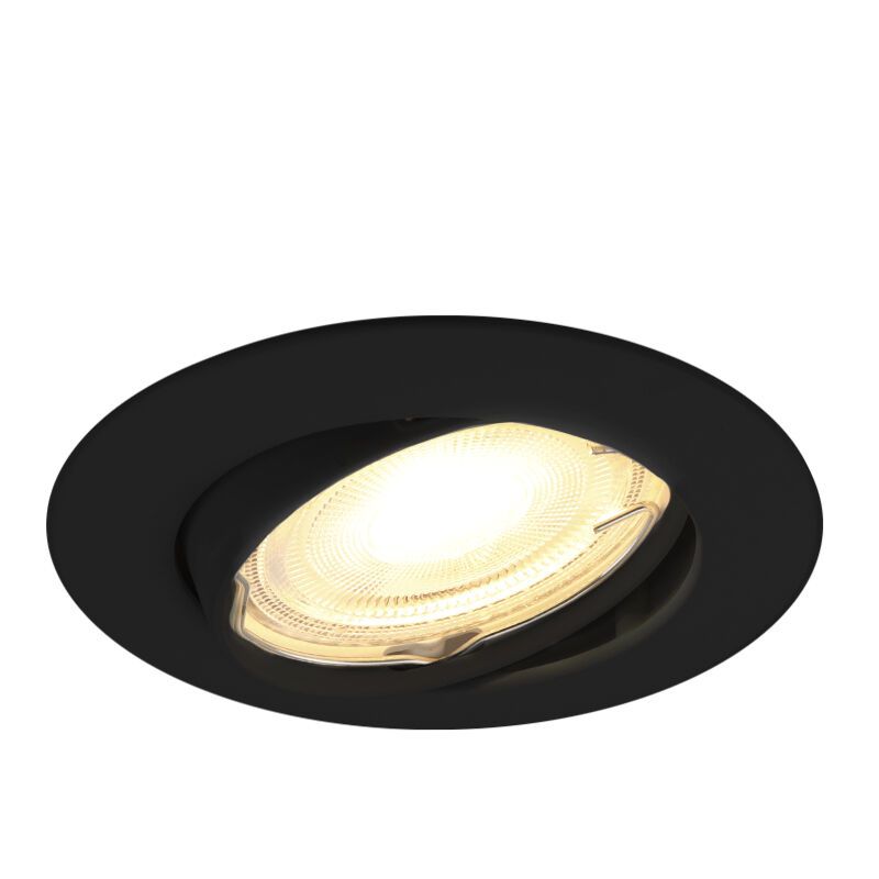 Faretto da incasso nero in alluminio, Rudo