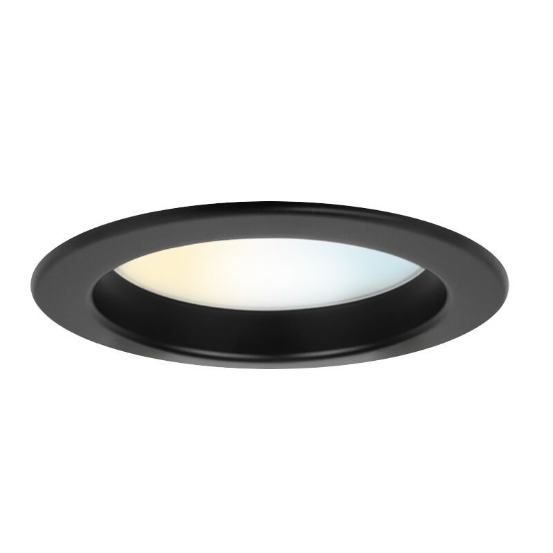 Downlight nero in alluminio, Otmar, 12W, white switch LED, IP22 Downlight nero in alluminio, Otmar, 12W, white switch LED, IP22