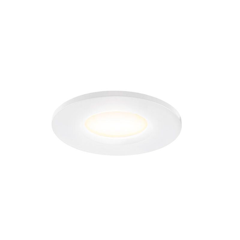 Mini faretto da incasso bianco in alluminio, Philomena, 1,5W, 2700K LED, IP44