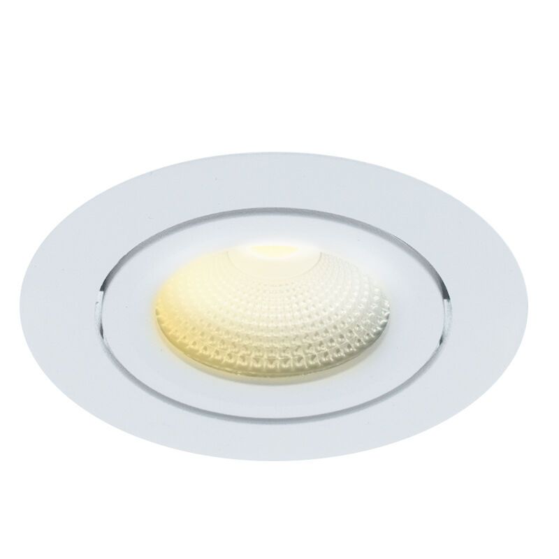 Faretto da incasso bianco in alluminio, Wimke, 5W, dim to warm LED, IP44