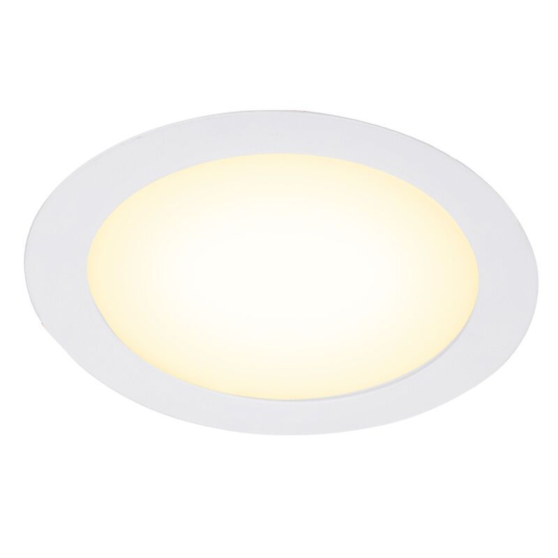 Downlight bianco in alluminio, Umbriel, 3W, 3000K LED, IP44