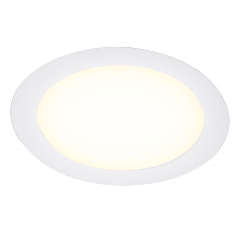 Downlight bianco in alluminio, Umbriel, 6W, 4000K LED, IP44