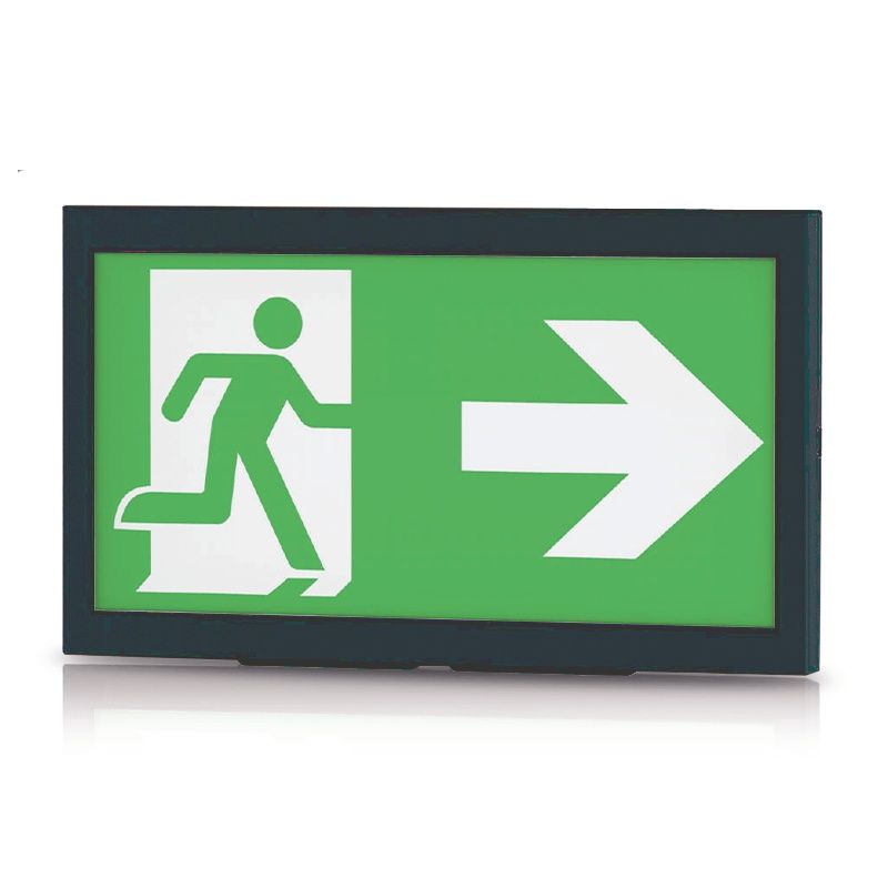 Illuminazione di emergenza da incasso/plafone a parete, 3W, LED 6000K, IP40 Illuminazione di emergenza da incasso/plafone a parete, 3W, LED 6000K, IP40