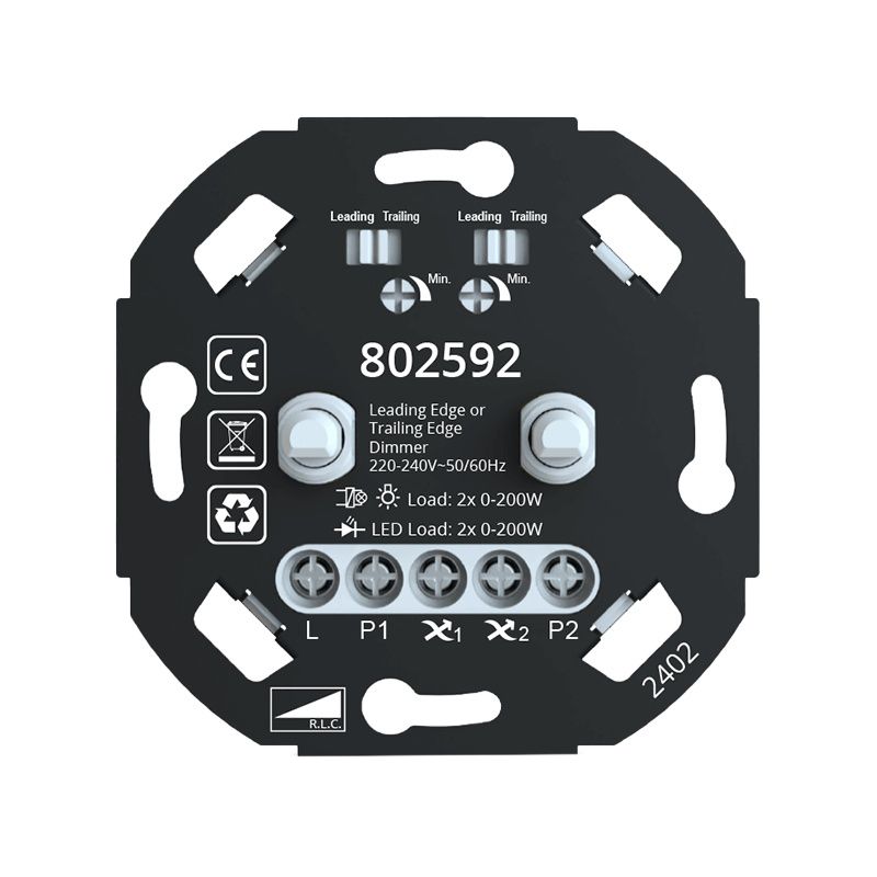 Doppio dimmer LED 0-200W Doppio dimmer LED 0-200W