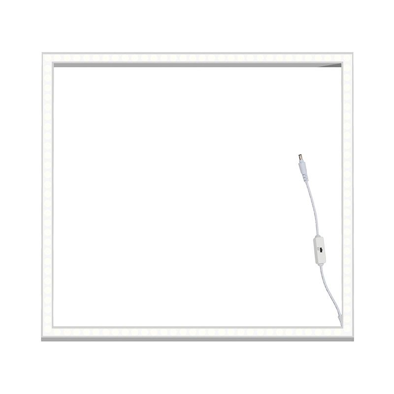 Cornice LED per controsoffitto 60x60 cm - interruttore bianco - 32W - 3200 lm - UGR <23