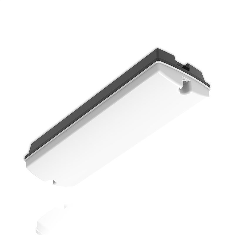 Lampada passagio nera in plastica, Pedram, 3W, 4000K LED, IP66 Lampada passagio nera in plastica, Pedram, 3W, 4000K LED, IP66