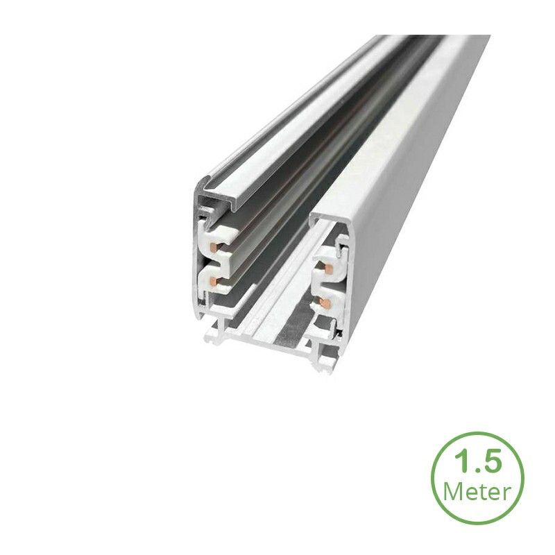 Binario trifase, 1,5 metri, bianco, Pro