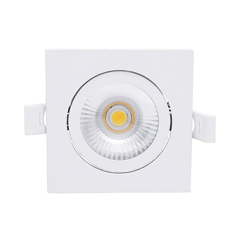 Downlight bianco in alluminio, Loura, 6W, white switch LED, IP65 Downlight bianco in alluminio, Loura, 6W, white switch LED, IP65