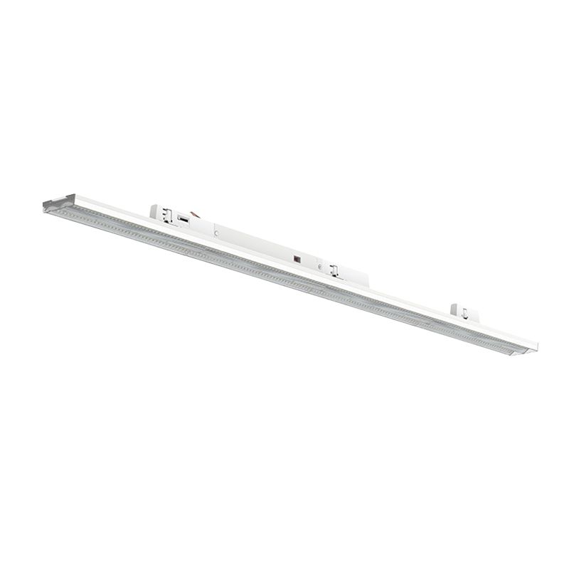 Apparecchio a binario trifase bianco Tora, 27W/32W/37W/42W, interruttore bianco, 120 cm, Pro Apparecchio a binario trifase bianco Tora, 27W/32W/37W/42W, interruttore bianco, 120 cm, Pro