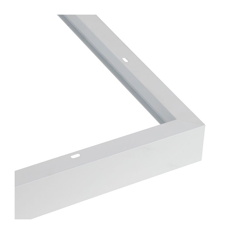 Cornice bianca a scatto da superficie 30x120