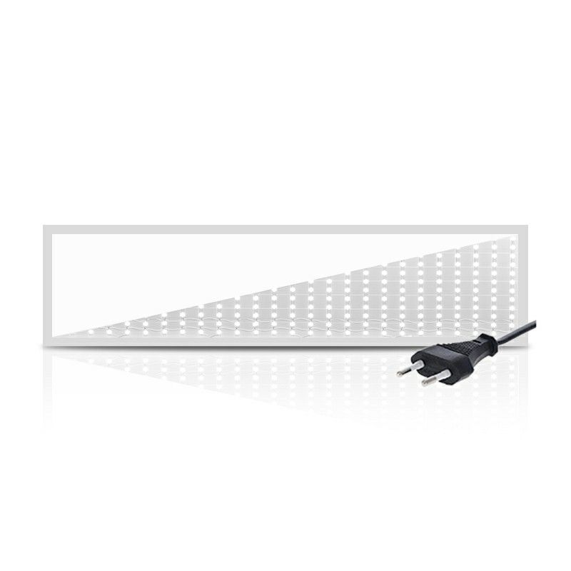 Pannello LED 30x120 - 25W - interruttore bianco - UGR<19 - retroilluminato