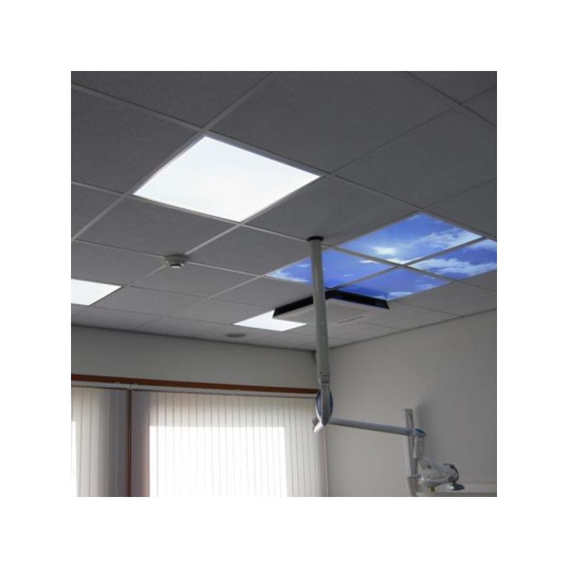 Stampa fotografica nuvola - set di 4 lastre acriliche con stampa, per pannelli LED 60x60 cm