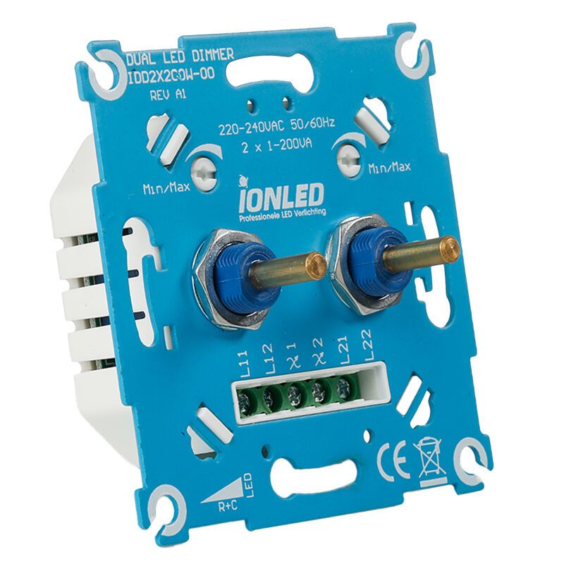 Doppio dimmer LED - 2x0,3-200W