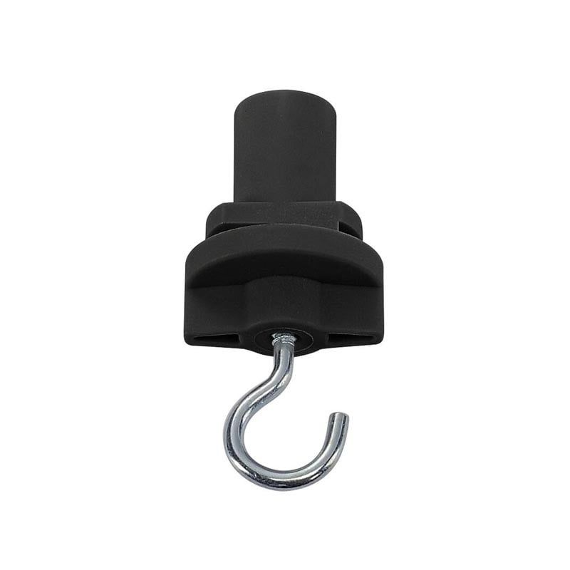 Adattatore trifase con gancio, nero, Pro