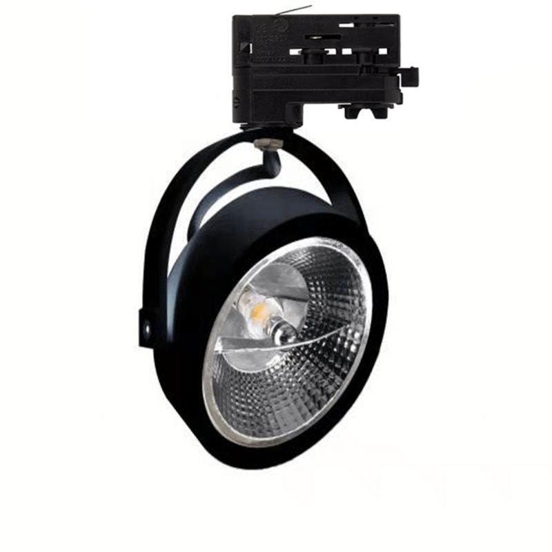Faretto trifase nero Tirsa, 15W, 2700K, Pro Faretto trifase nero Tirsa, 15W, 2700K, Pro