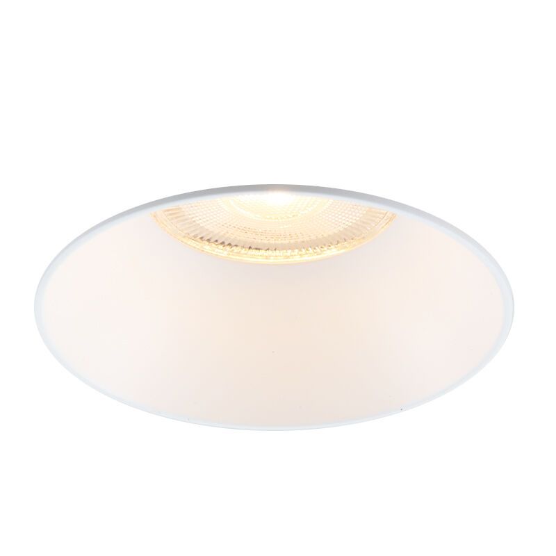 Faretto da incasso senza cornice bianco in alluminio, Sanaz Faretto da incasso senza cornice bianco in alluminio, Sanaz