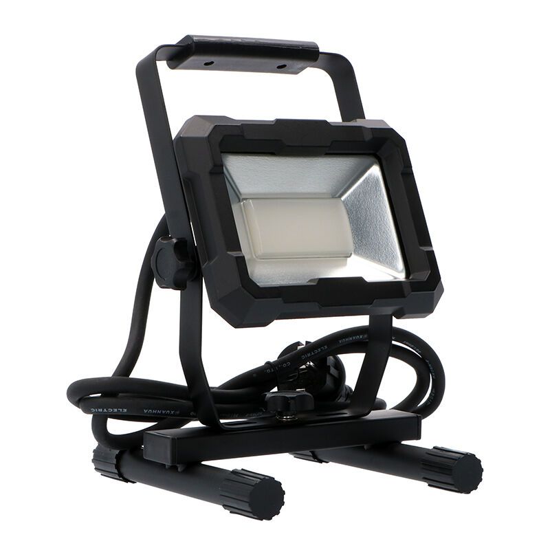 Luce da lavoro nero in alluminio, Branko, 30W, 4000K LED, IP65