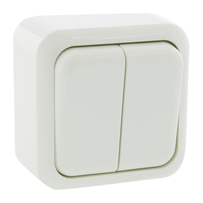 Exin Exo Switch serie a montaggio superficiale, bianco polare Exin Exo Switch serie a montaggio superficiale, bianco polare