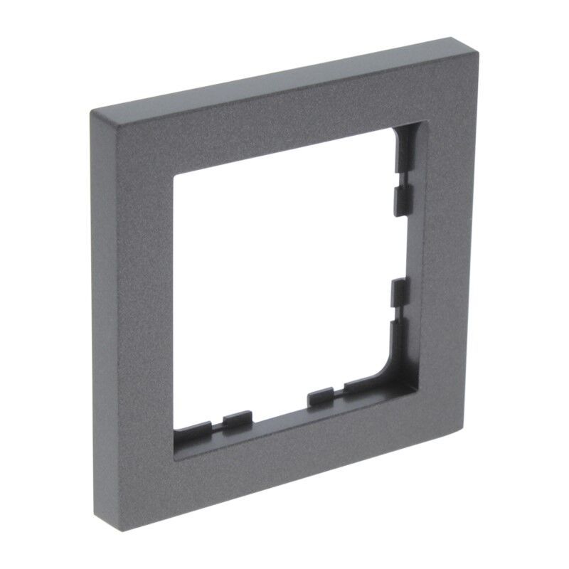 Cornice di copertura Q-Link S-Line, 1 via, nero/antracite