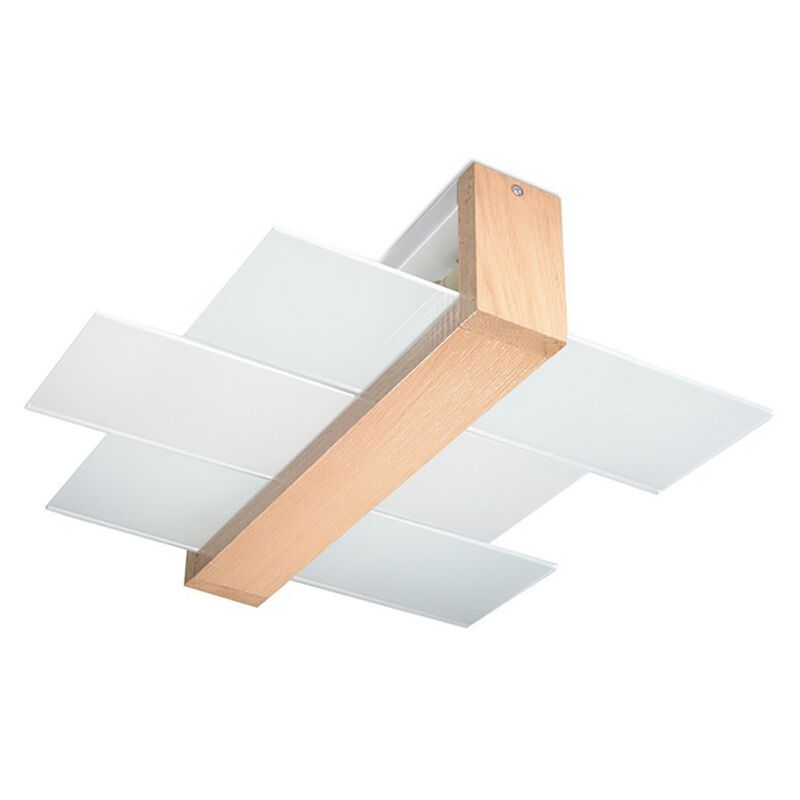 Lampada da soffitto in vetro marrone, Fouzia