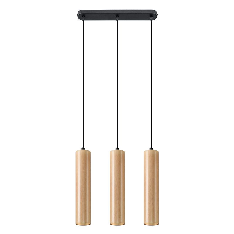 Lampada a sospensione in legno marrone, Francina Lampada a sospensione in legno marrone, Francina