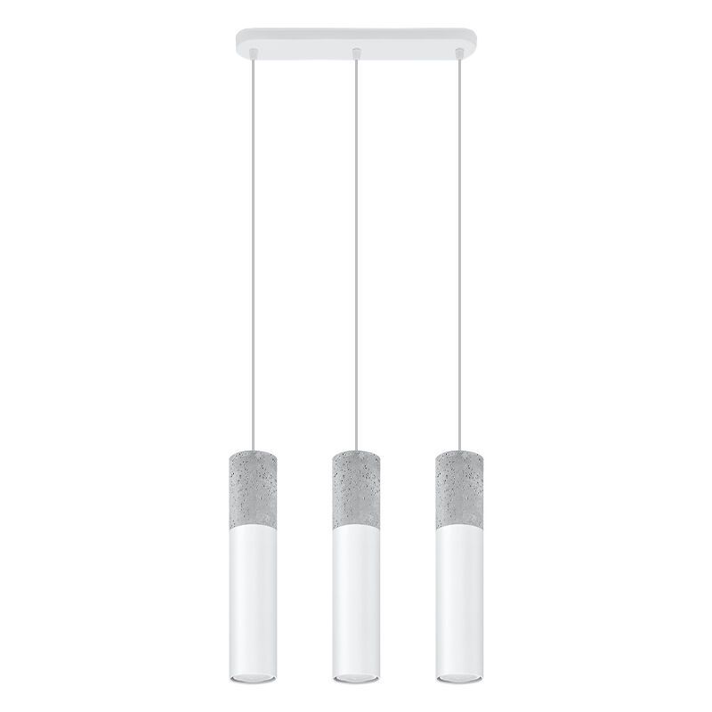 Lampada a sospensione in cemento grigia, Fardou Lampada a sospensione in cemento grigia, Fardou