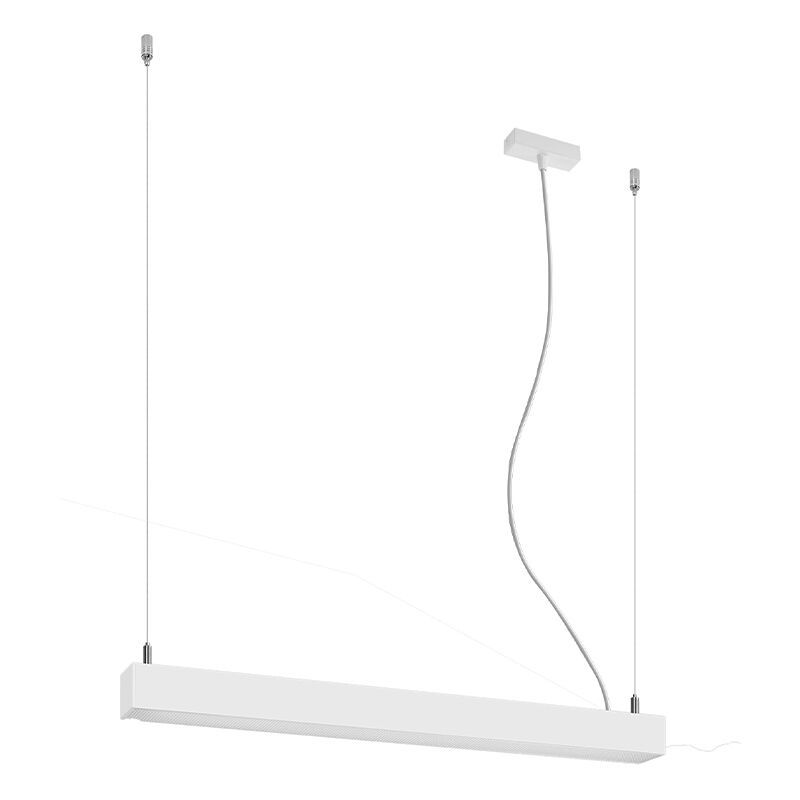 Lampada a sospensione in alluminio bianca, Mascha, 22W, 3000K LED