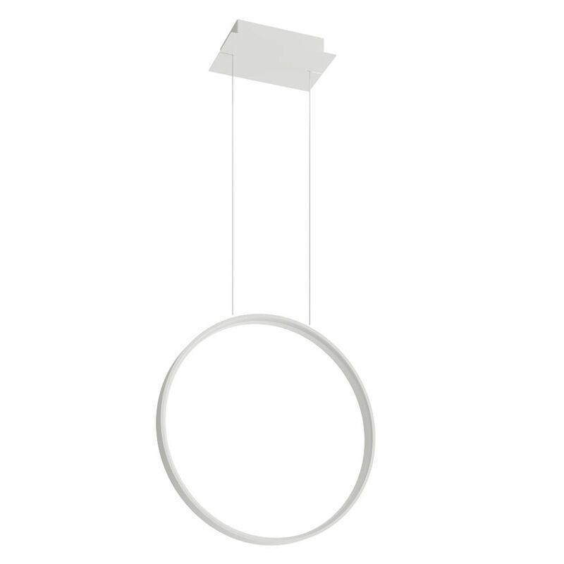 Lampada a sospensione in alluminio bianca, Ringo, 30W, 3000K LED Lampada a sospensione in alluminio bianca, Ringo, 30W, 3000K LED