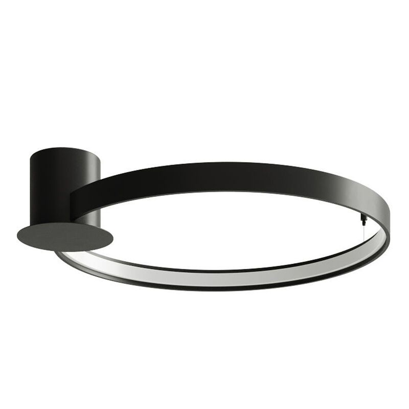 Plafoniera in alluminio nera, Ringo, 30W, 3000K LED Plafoniera in alluminio nera, Ringo, 30W, 3000K LED